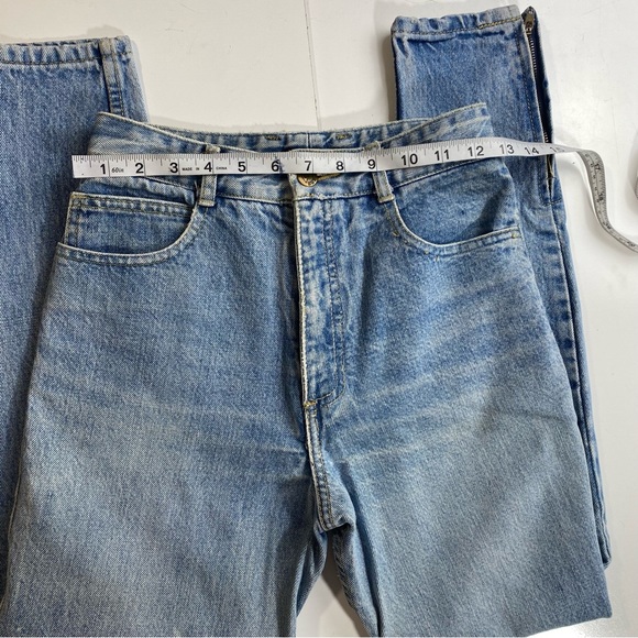 George Marciano For Guess Vintage 80’/90’s Retro Ultra Hi/Rise Zip Ankle Jeans - Picture 13 of 16